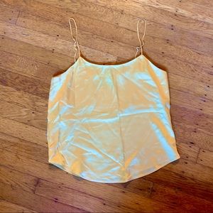 Reformation silk flowy spaghetti strap top